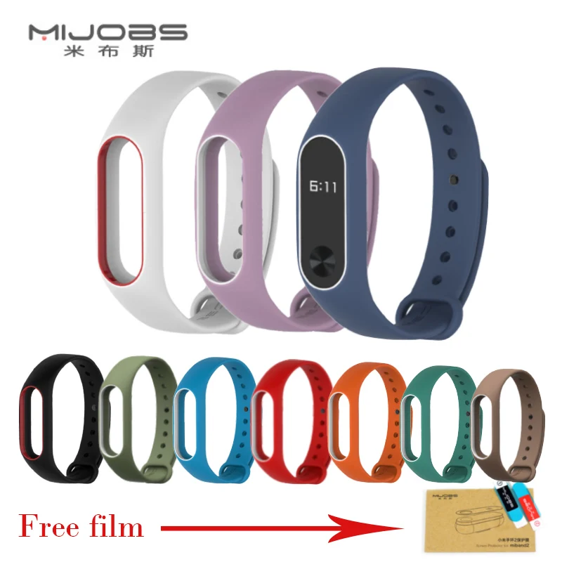Xiao Mi mi Группа 2 ремешок для ми браслет силиконовый замена Браслет Smart Band Интимные