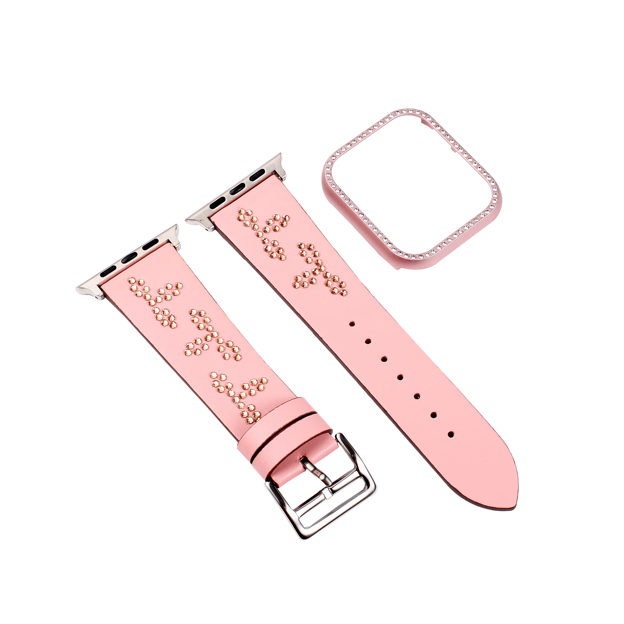 Высококачественная кожаная Петля для Apple Watch Band case Series 4 3 2 1 iwatch ремешок с