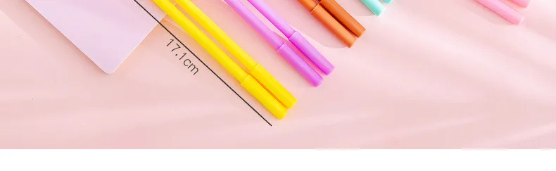 1 Set Cute Animal Creativity Kawaii Gel Pens for School Officel Supplies Gift Stationery 0.38mm Pen