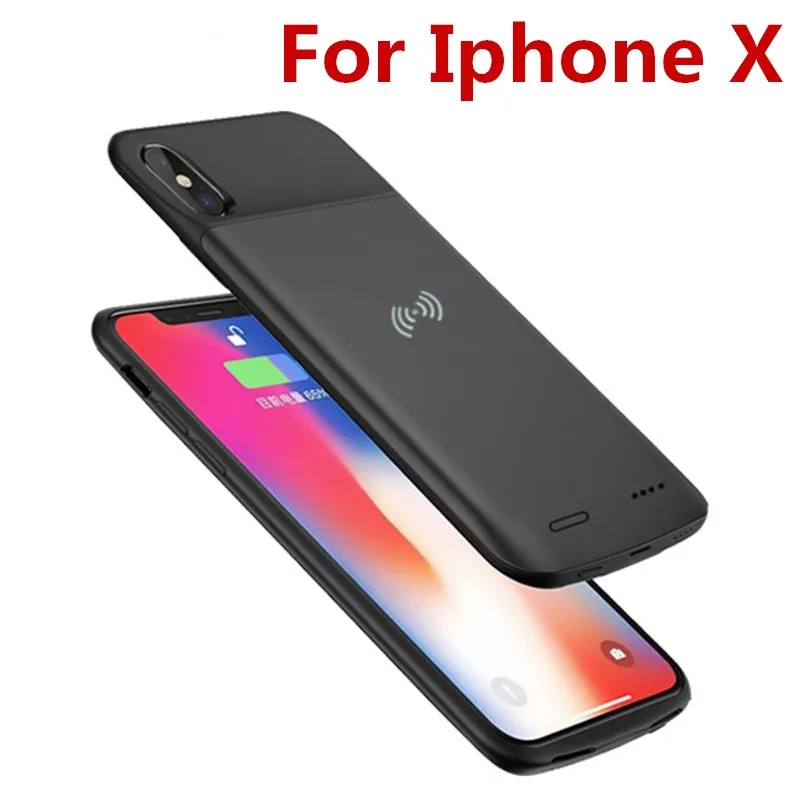 Для Iphone X чехол для зарядного устройства умный беспроводной зарядный чехол для аккумулятора чехол для зарядного устройства для Iphone X чехол для зарядного устройства