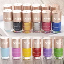 NICOLE DIARY 9ml Nail Stamping Polish Multi Color Candy Nail Polish Black White Gold Silver Lacquer Manicure Nail Art Varnish