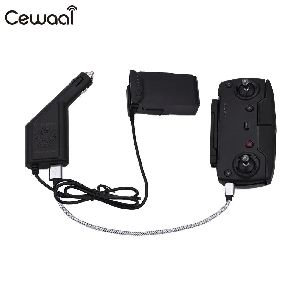 Cewaal Black Protect Drone Car Charger Convenient Uav Car Charger Novelty Multiple Interfaces Quadcopter Car Charger Save Time Cewaal Black Protect Drone Car Charger Convenient Uav Car Charger Novelty Multiple Interfaces Quadcopter Car Charger Save Time