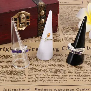 

5pcs New Item Rack Ring's Holder Fancy Acrylic Jewelry Finger Ring Display Ring Holder Jewelry Exhibition Stand