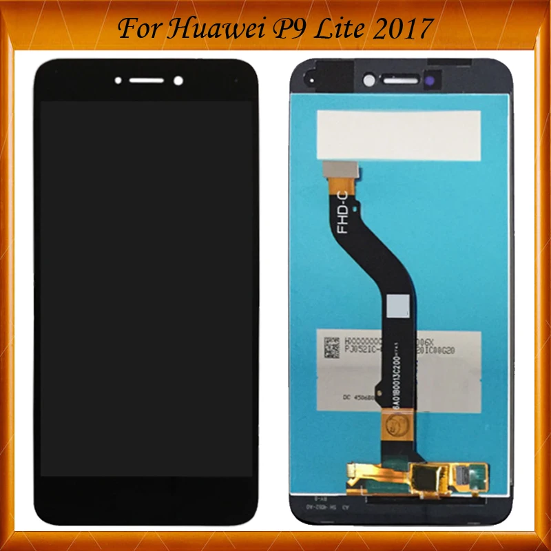 Высокое качество для Huawei P9 Lite 2017 ЖК-дисплей + сенсорный экран дигитайзер Замена P 9