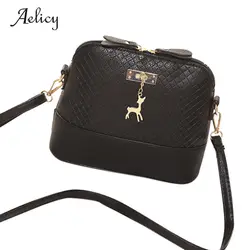 Aelicy Мода 2019 г. Разработан Мини сумка Bolsa Feminina с оленем игрушка в виде ракушки форма для женщин плеча мешок Сумка-тоут брендов