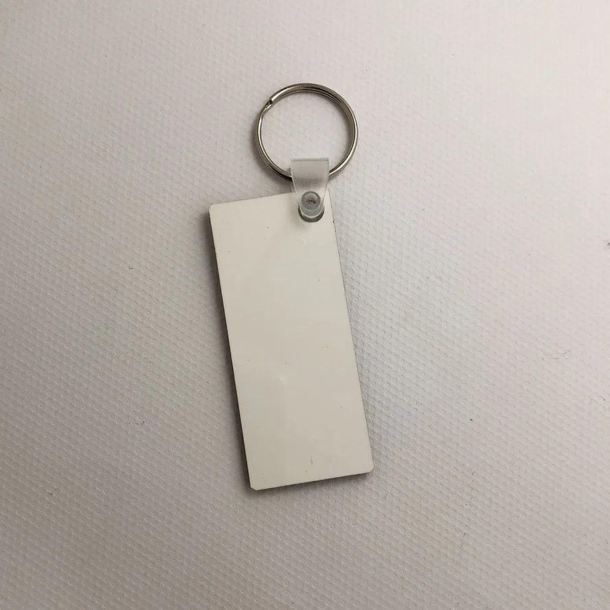 Сублимационный термопресс для поделок 100 шт. DIY MDF пустая цепочка ключей