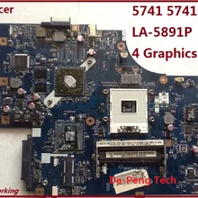 NEW70 LA-5891P материнская плата для acer aspire 5741 5741G материнская плата ноутбука DDR3 протестирована