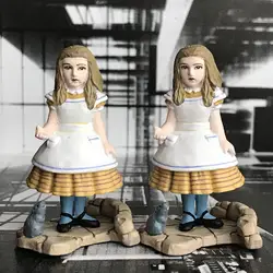 Оригинальный гаража комплект Классические игрушки мультфильм 5 см Приключения Алисы в стране чудес фигурку мини кукла Коллекционная