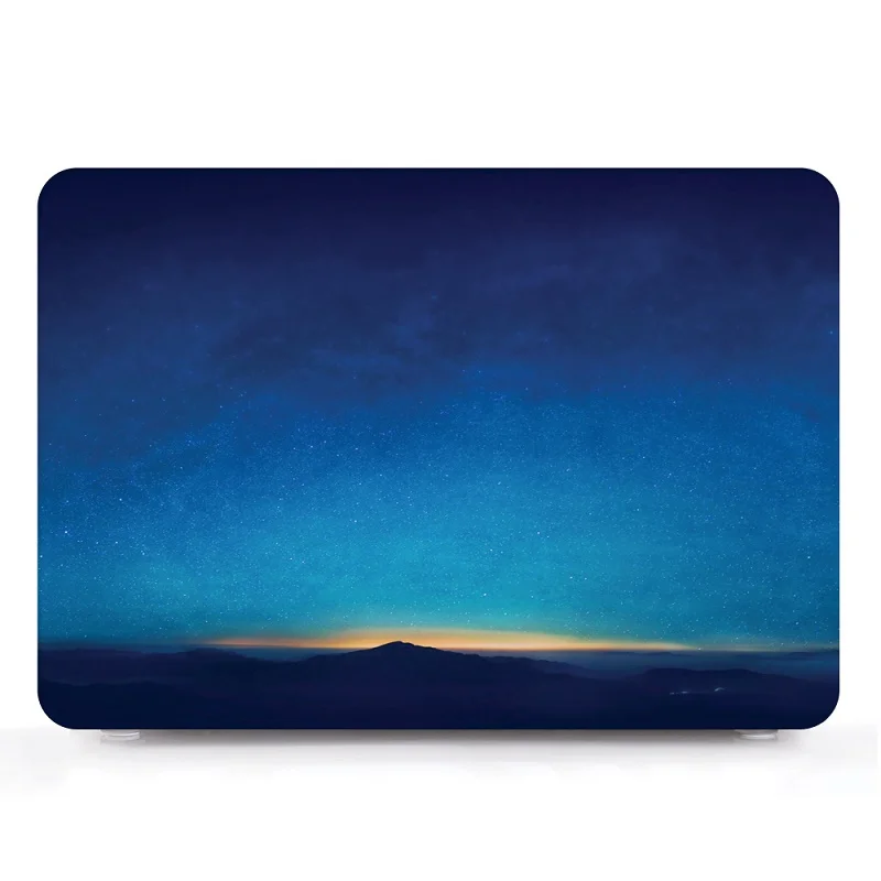 Пластиковый чехол для ноутбука, жесткий чехол+ чехол для клавиатуры для Apple Macbook Air Pro retina Touch Bar 11 12 13 15 дюймов-SG - Цвет: SG2
