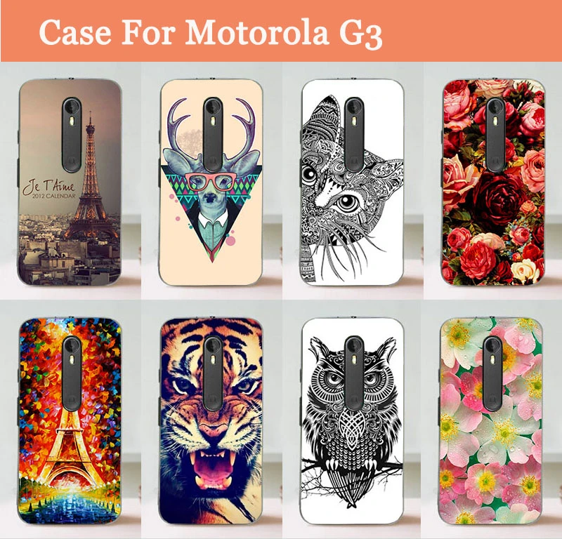 Carcasa coloreada funda para Motorola Moto G3, carcasa de pintura de colores para G3 G 3rd 3 Gen XT1541 XT1542 XT1543|moto z8|moto waterproof - AliExpress
