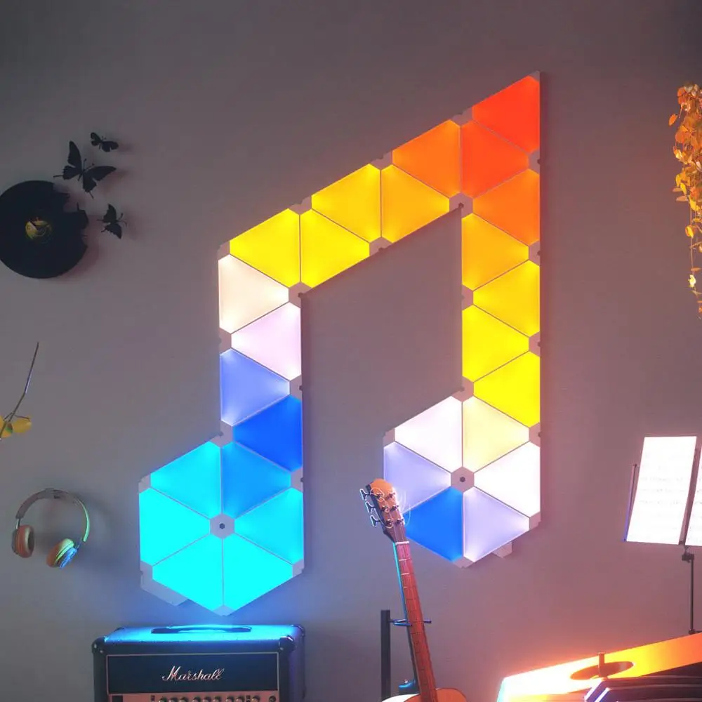 Xiaomi Nanoleaf полноцветный умный переменный нечетный светильник, доска для тарелок, романтический светильник ing Room, модные вечерние платья на день рождения, управление приложением