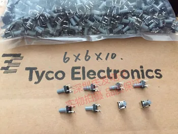 

American TYCO Tyco 6*6*9.5 Tact Switch Micro Switch Vertical Button Push 4