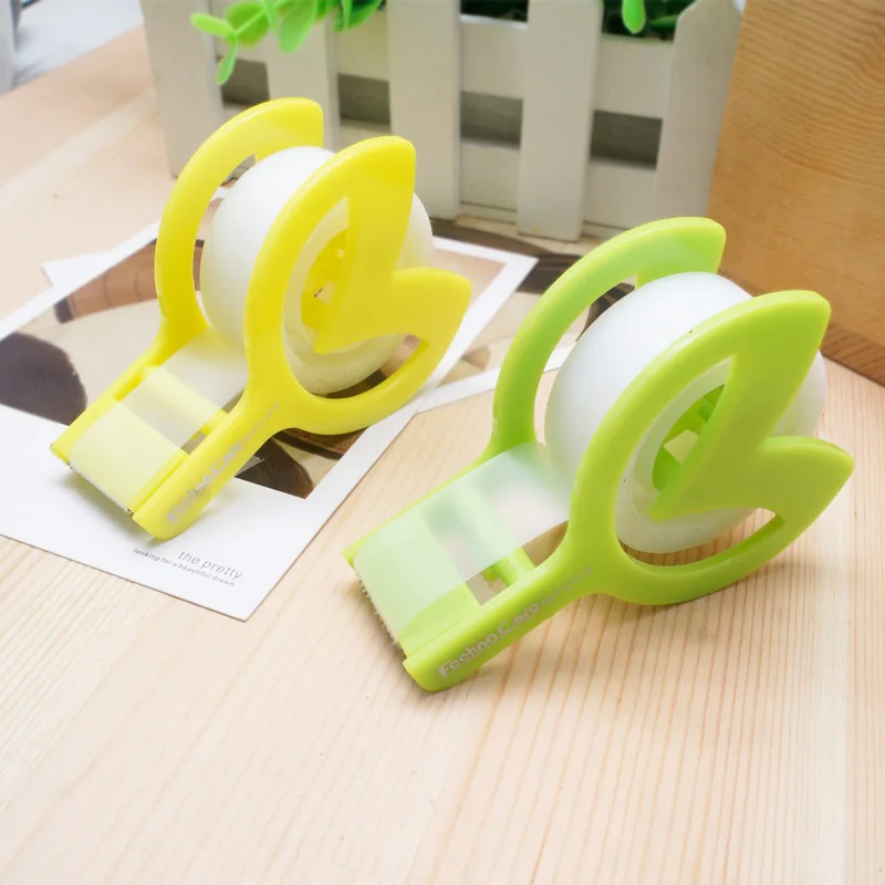 Buy Office supply tape dispenser cute plastic tape