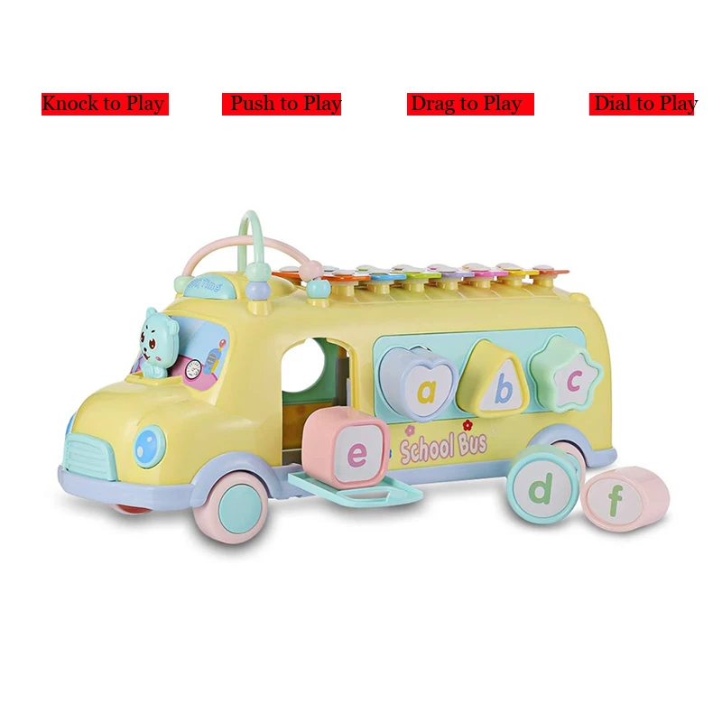 Baby School Bus Toy Music (2)
