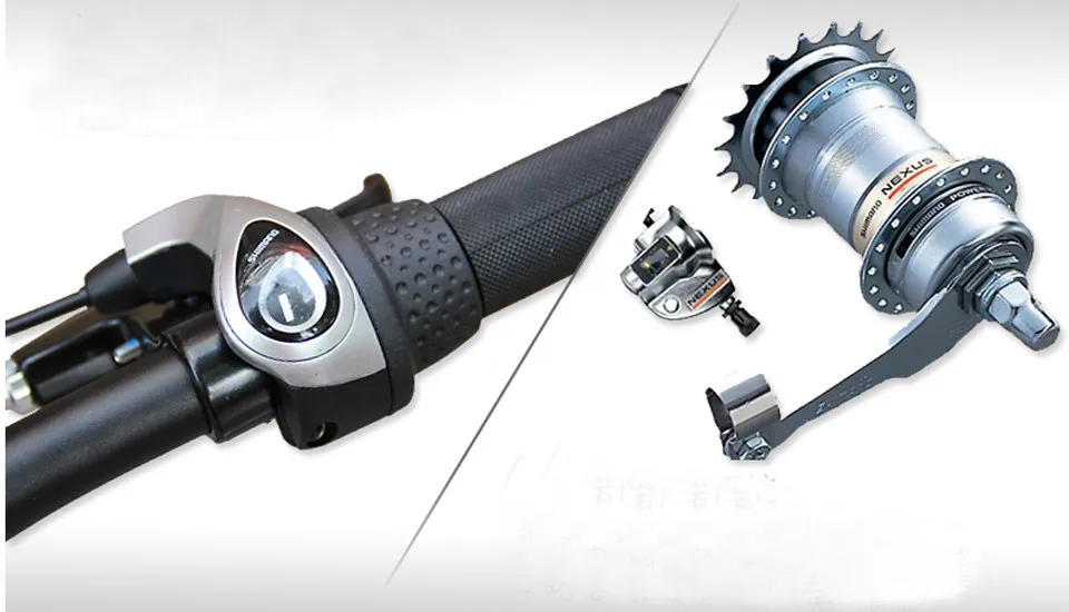 The new 14-inch aluminum alloy folding bike Ultralight JAVA X3 Double Brake bicycle