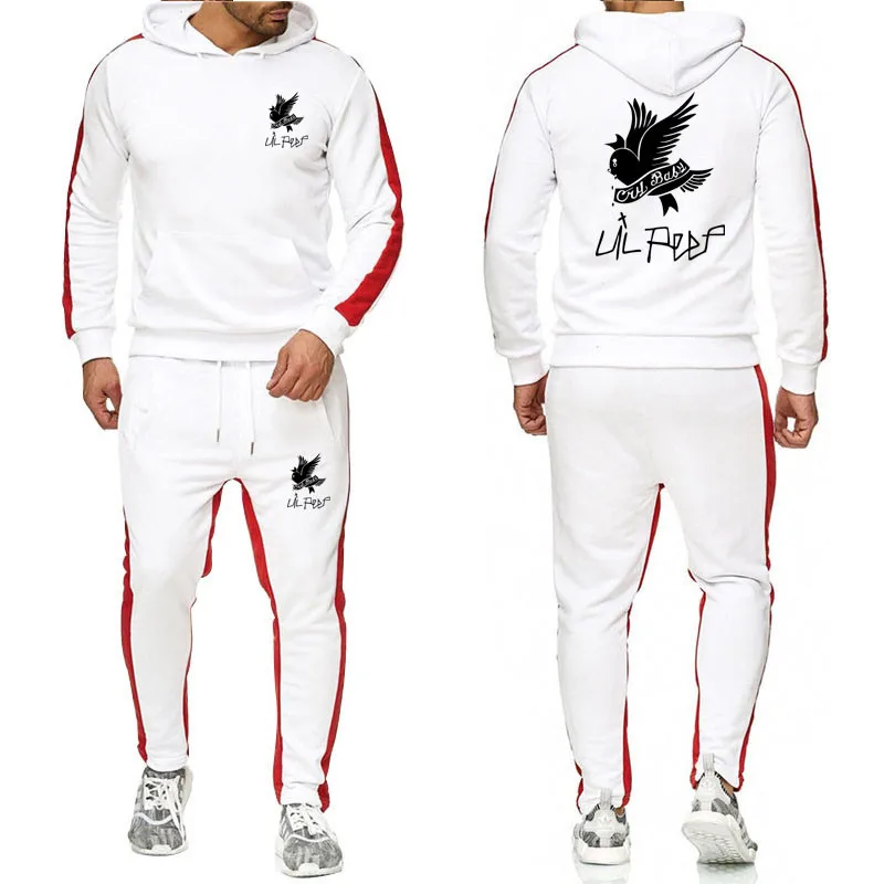 

Mens survetement 2019 New mens fashion brand tracksuit sweater casual hat hooded men winter tracksuits suit men's sportswear
