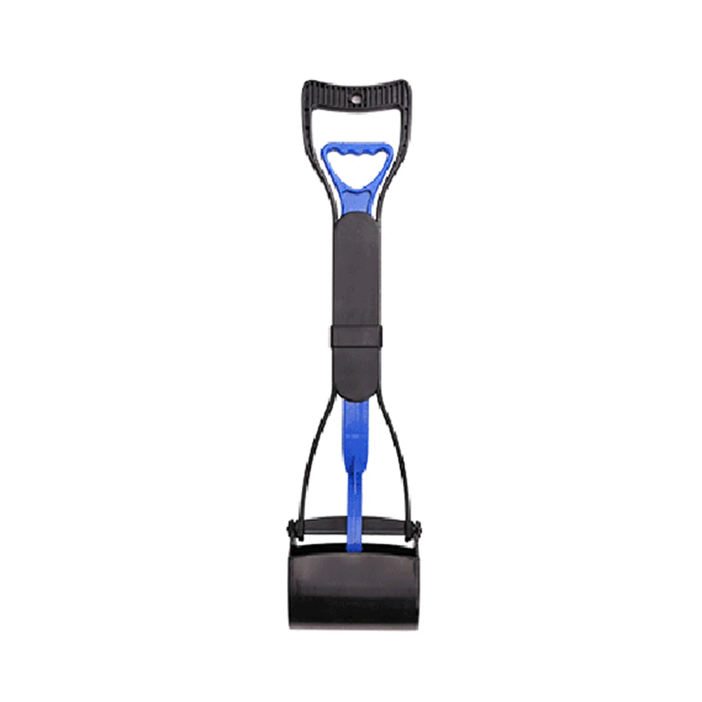 Pet Pooper Scooper собака Poop Scooper с длинной ручкой захват, совок для уборки собачьих экскрементов лопата для уборки животных отходы pick er щенок инструменты для уборки на открытом воздухе - Цвет: Синий