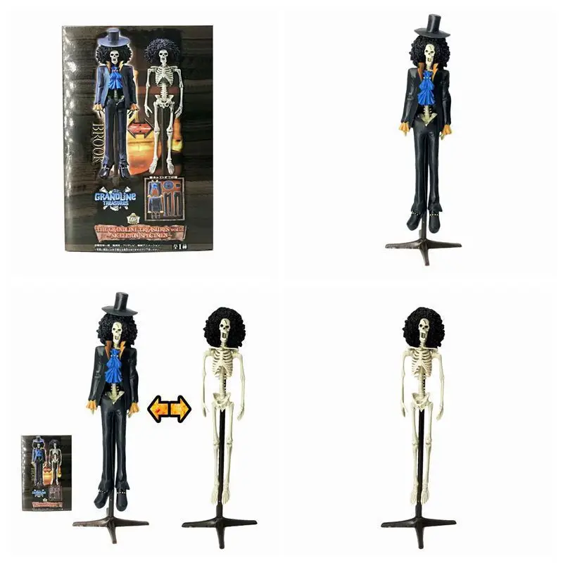 

19CM ONE PIECE Burukku Action Figure PVC Statue Soul King Ver Model Decoration Toy Gift with Box H500