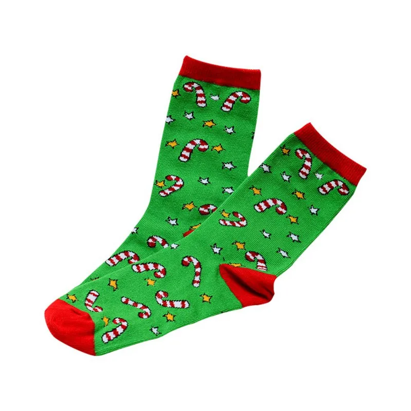 Женские Мужские новые рождественские носки спортивные мужские женские носки для активного отдыха лыжные спортивные носки забавный стиль - Цвет: G