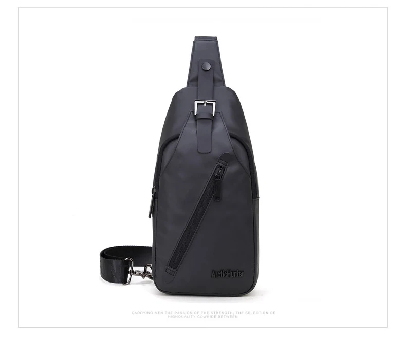 Новая модная мужская сумка из водонепроницаемой ткани Оксфорд, сумка на плечо, Студенческая нагрудная сумка, сумка-мессенджер