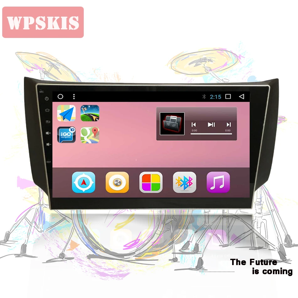 10 1 &quotIPS 2 din Android 0 автомобильный стерео для SYLPHY/B17/Sentra 2012 2018 Авторадио RDS GPS ГЛОНАСС