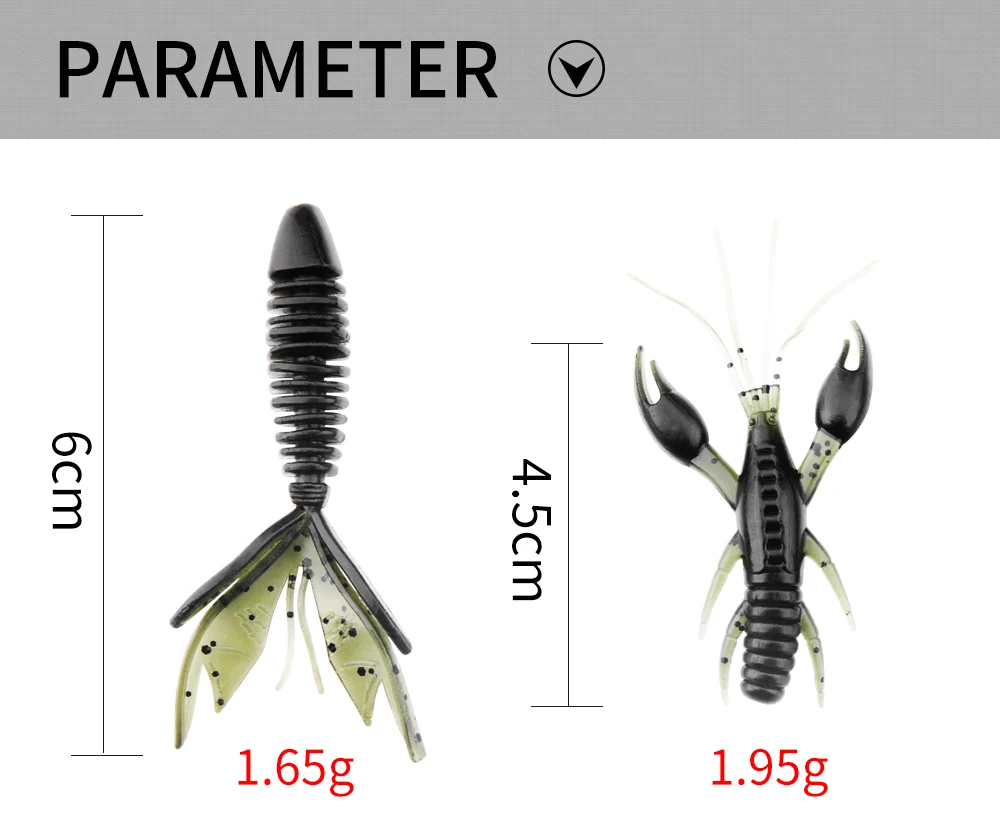 Spinpoler 8 шт./лот, мягкие пластиковые мягкие приманки, яркие цветные рыболовные приманки, силиконовые приманки для креветок, искусственные приманки Isca