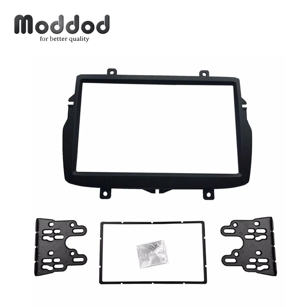 

Double Din Fascia for for 2016 Daewoo Royale (Russian) Radio Stereo CD Panel Dash Installation Trim Kit Face Frame Bezel