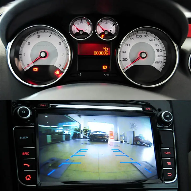 

Savanini High Quality Anti-scratch PET Dashboard Transparent Protective For Peugeot 308
