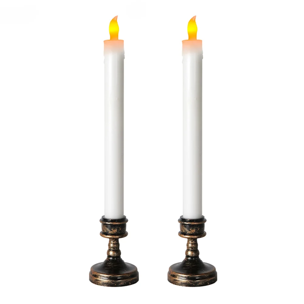 

Flameless Led Decoration Window Candle Lights Hotel Electric With Holder Home Multifunctional Party Battery Operated Bright Bar