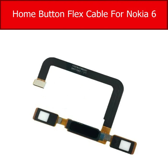 Назад Главная Кнопка отпечатков пальцев шлейф для Nokia 5 6 8 Сенсор за счет сканера отпечатков пальцев гибкий кабель-лента с Запчасти для авто