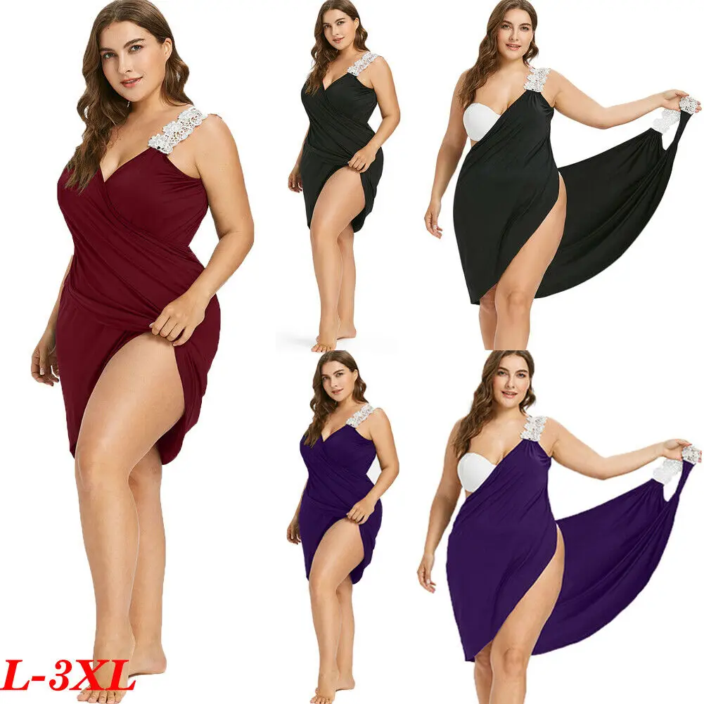 

New Style Women Cover-Ups Irregular Lady Sling Backless Beach Dress Holiday Bikini Cover Up Swimwear Clothes Casual