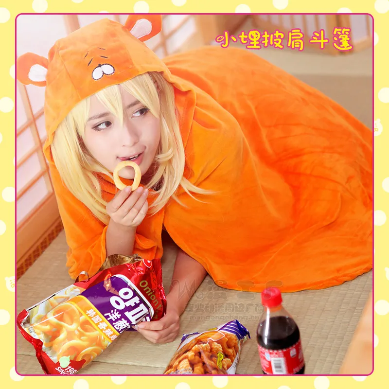 Himouto! Umaru chan костюм для косплея хомяки одеваются зимой теплый фланелевый флис