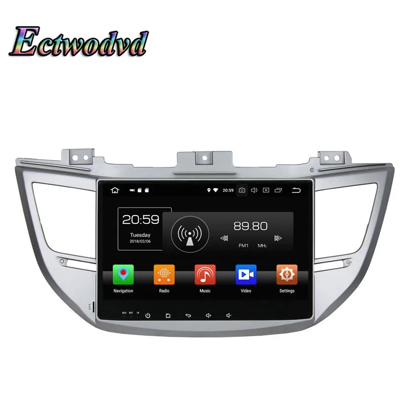 Cheap Ectwodvd Octa Core 4G RAM 64G ROM Android 9.0 Car Multimedia DVD Player GPS HeadUnit for Hyundai IX35 for Tucson 2015 0