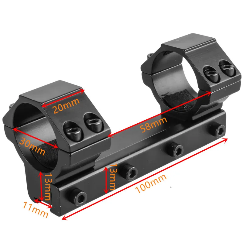 L52 30mm Scope Rings 11mm Dovetail Rail Mount Low Profile tactical