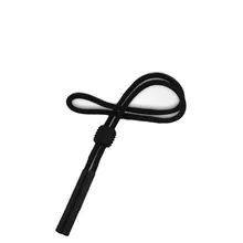 20 шт. черный Регулируемый плетеный шнур на шею солнцезащитные очки шейный ремешок, веревка ремешок Фиксатор ремень 10002