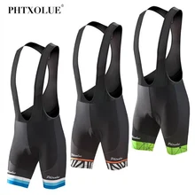 Phtxolue Bicycle Bib Short Men Summer Coolmax GEL Breathable Pad Bike Tights MTB Moisture Wicking Bicycle Shorts/Ropa Ciclismo