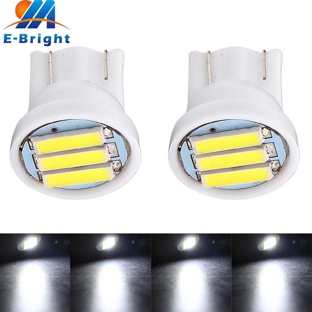 Kit 5 Luci LED Auto Bianco Freddo - Pannello 5050 9SMD, 12V, Con Adattatori T10/BA9S/Festone - Foto 2