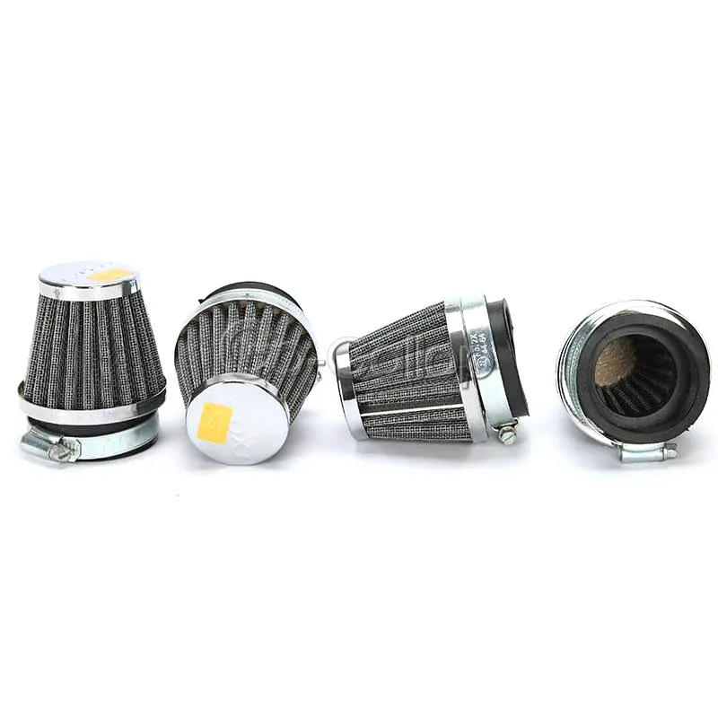 4X Motorcycle 50mm Air Pod Filter Universal For Honda Kawasaki Suzuki Yamaha