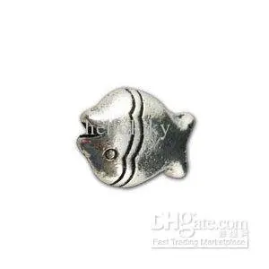 

375pcs Tibetan silver fish spacer A11479