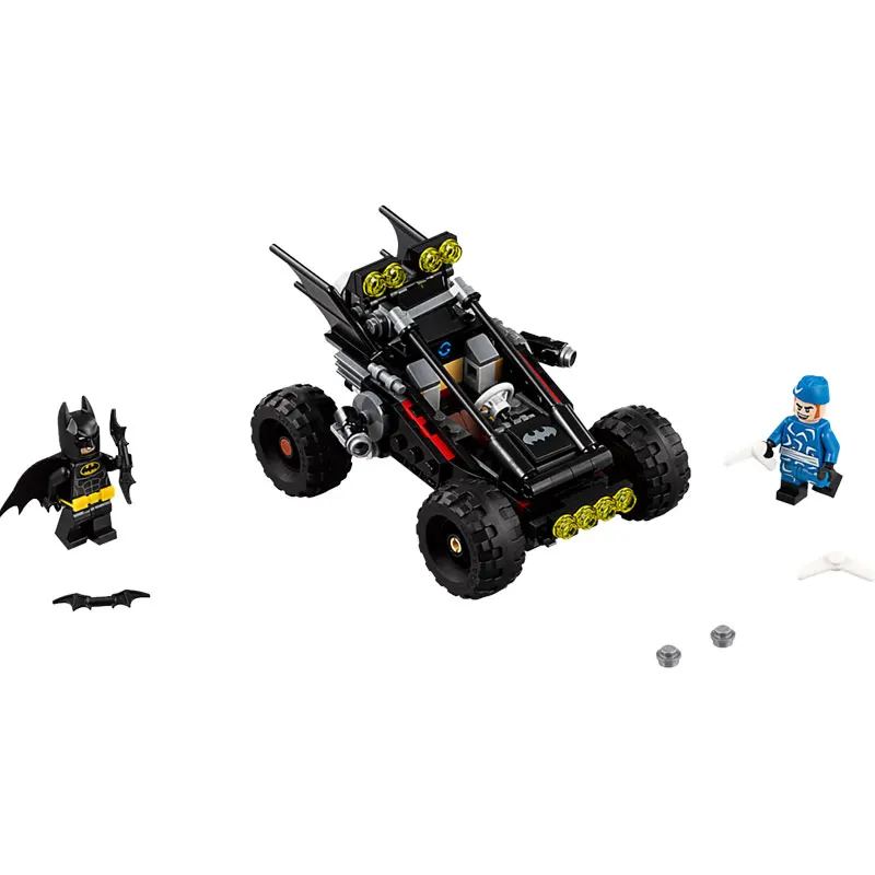 Super Heroes DIY Blocks Movie Joker Villain Dune Buggy Car Truck Avengers Model Building Blocks toys Compatible Legoingly Batman