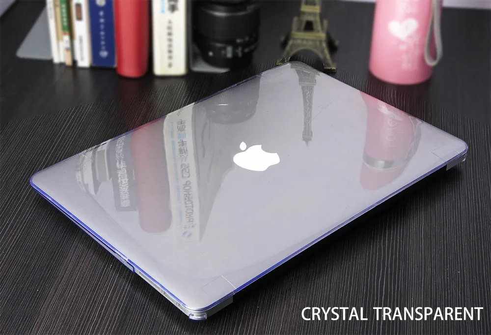 Кристальный Жесткий Чехол для ноутбука+ чехол для клавиатуры для Macbook Air Pro 13 1" Чехол A1932 A1990 выпуск, чехол Etuis Housse - Цвет: Crystal Claer