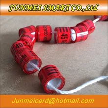 100 шт, выполненный на заказ, кольца голубя, кольцо птицы, ножные кольца, идентификация полос голубя 8 мм, пластиковые Алюминиевые кольца