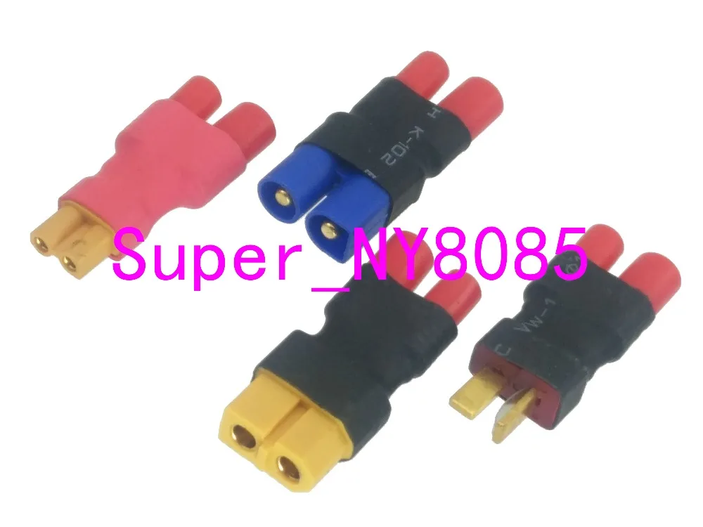 4 шт./компл. T-Plug Deans EC3 XT60 XT30 до 3 5 мм пуля мужской и женский без провода адаптер