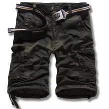 Мужские шорты Карго летние новые мужские комбинезоны свободные камуфляжные х/б мужские шорты мужские армейские шорты