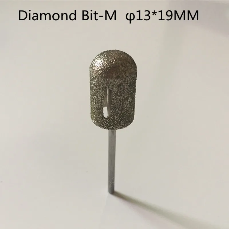 

High quality nail tools Medium 13*19mm diamond nail drill bit polishing cap used for the treatment of calluses