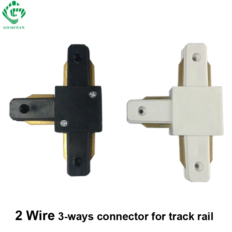 Track Lighting T type connector track rail connector three way