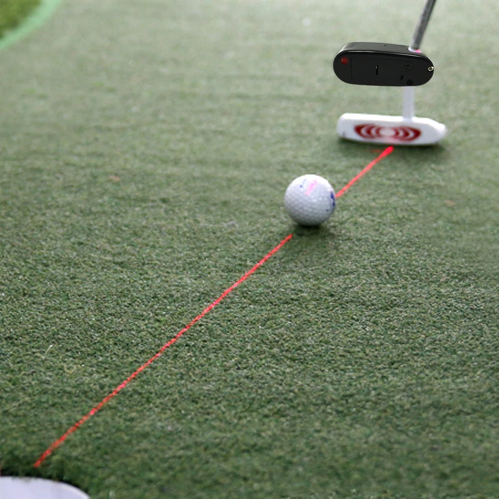 Черная лазерная указка для клюшек для гольфа, инструмент для тренировки, аксессуары для гольфа