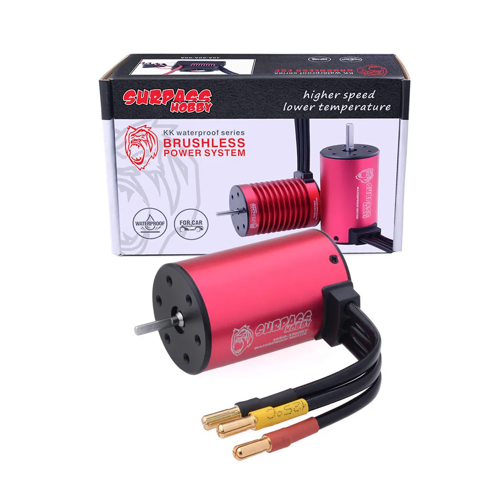 

Remote control car parts SURPASS HOBBY Waterproof Brushless 3660 3300KV Motor for 1/10 RC Car Truck Accessories Z308