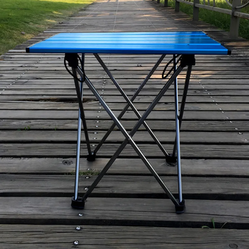 Портативный Складной Стол Для Кемпинга барбекю для пешего туризма синий мини-рюкзак для путешествий на открытом воздухе для пикника Al сплав ультра-легкий