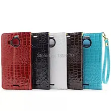 Крокодиловый кошелек кожаный чехол для sony Ericsson Xperia Z5 плюс Nokia 6 Lumia 950 XL для huawei P10 P9 Lite чехол для телефона 100 шт